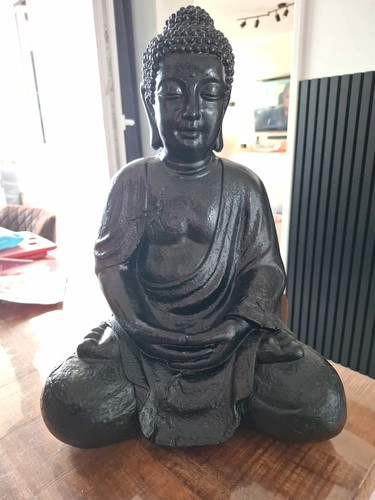 Schwarzer buddha hoch - schwarzer,