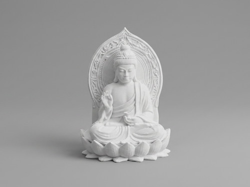 Buddha auf lotus dekorative - auf,