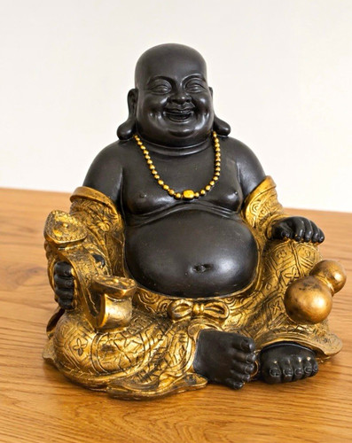Lachender buddha figur - buddha, sitzend