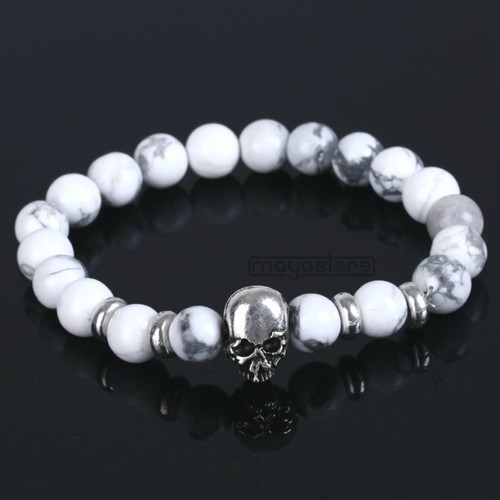 Armband buddha skull natur - skull,
