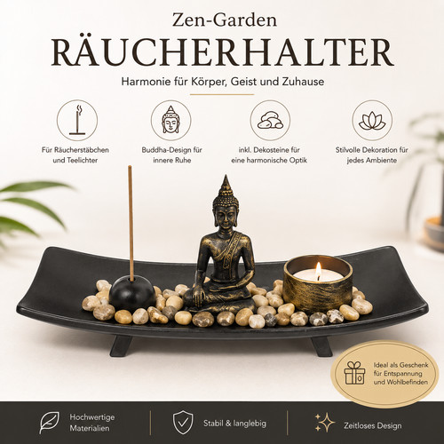 Zen garten inkl - inkl., buddha