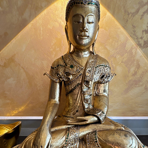 Buddha statue sitzend - buddha,