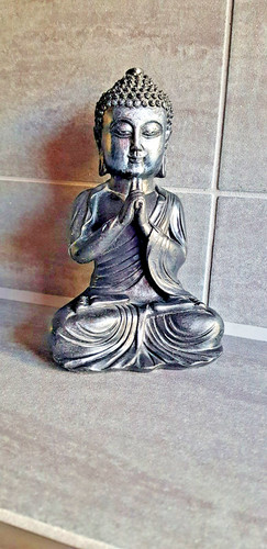 Buddha figur schwarz 16 - figur, cm
