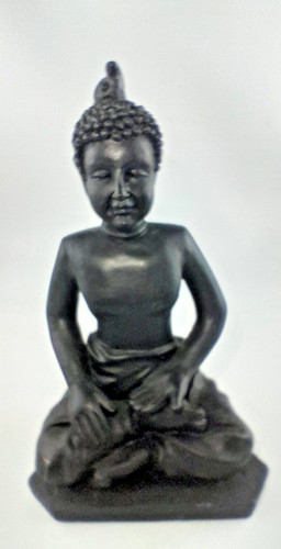 Figur asien buddha schwarz - figur,