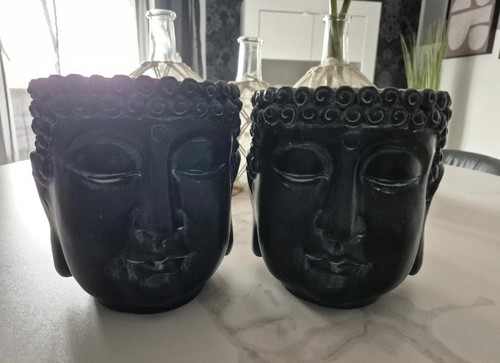 Buddha köpfe deko - 2,