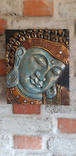 Buddha kopf relief feng shui - kopf,