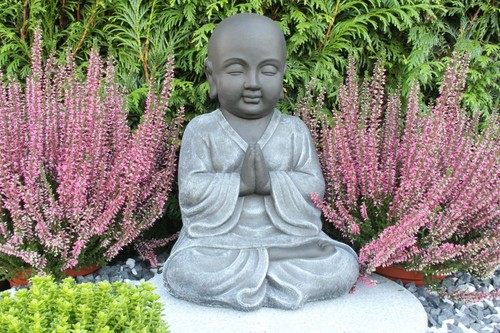 Steinfigur buddha 182 mönch - buddha,,