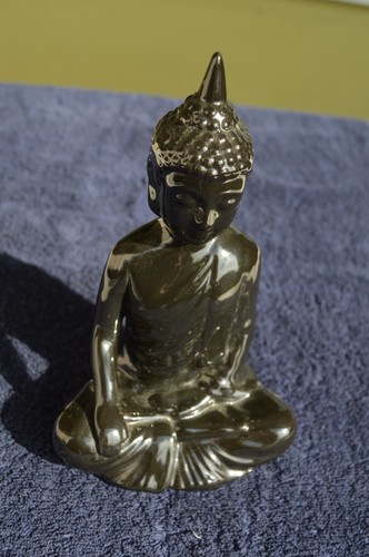 Buddha figur keramik - buddha, schwarz