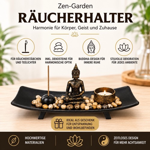 Zen garten inkl - inkl., buddha