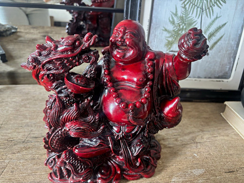 Lachender buddha figur - lachender,